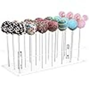 21 Hole Clear Acrylic  Cake pop stand, Lollipop Holder